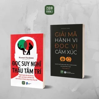 Sách - Combo Đọc Suy Nghĩ, Thấu Tâm Trí + Giải Mã Hành Vi, Đọc Vị Cảm Xúc