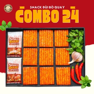 [Combo 24 Gói] Đùi Bò Quay Làm Từ Bột Mỳ Ăn Cùng Bà Tuyết Thơm Ngon Khó Cưỡng