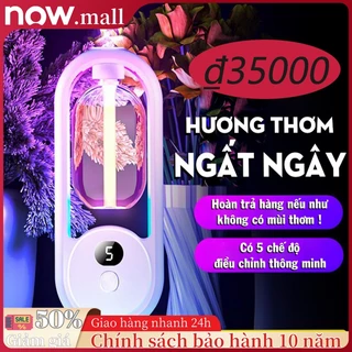 Máy Xịt Thơm Phòng Tự Động Máy Khuếch Tán Tinh Dầu 5 Chế Độ Xông Hương Thơm Nhẹ Dịu