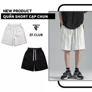 Quần Short ZF.CLUB Cạp Chun Unisex Phong Cách Hàn Quốc, Quần Đùi Form Basic, Chất Tuyết Mưa Cao Cấp [SC]