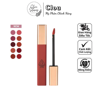 [ Clou Stores ] Son kem lì 3CE Cloud Lip Tint 4g Immanence - Macaron Red - Needful - Live A Little lâu trôi