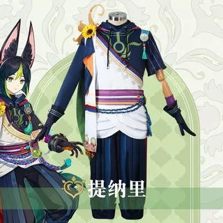 Genshin Impact Tighnari Trang Phục Bộ quần áo trò chơi anime trang phục cosplay trọn bộ