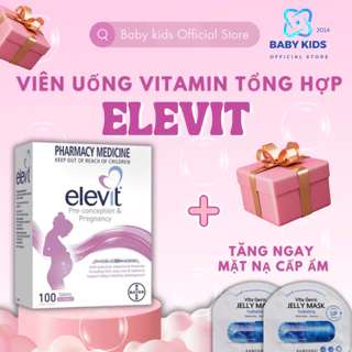 Viên uống Vitamin Bầu Tổng Hợp Elevit Cho Phụ Nữ Trước, Trong và Sau Thai Kỳ (30 Viên/ Hộp)