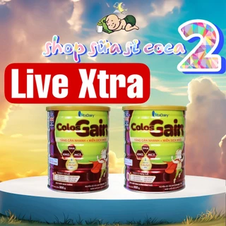 [Live Xtra] Vitadairy sữa bột Colos Gain 0+1+ 800gr date 2026 mã Qr đầy đủ