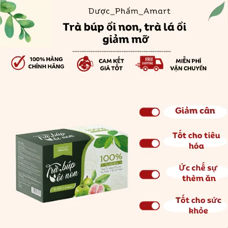 Trà búp ổi non, trà lá ổi giảm mỡ, giảm cân an toàn tại nhà, tốt cho sức khỏe - Hộp 50 gói