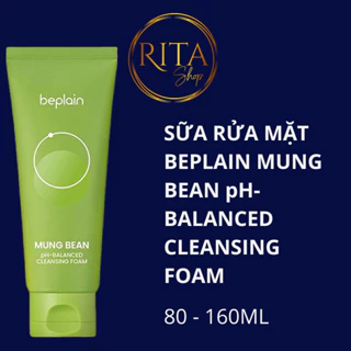 Sữa rửa mặt Beplain Mung Bean pH-Balanced Cleansing Foam 80ml/160ml