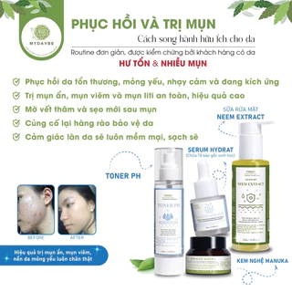 COMBO PHỤC HỒI DA & GIẢM MỤN