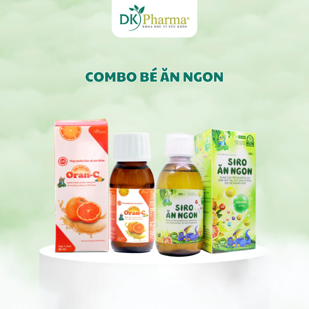 Combo Siro Ăn Ngon Siro Bổ Sung Vitamin C Cho Bé Chăm Sóc Bé Từ 3 Đến 5 Tuổi