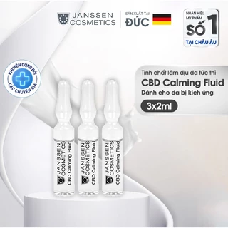 Tinh chất làm dịu da tức thì, làm dịu da bị căng thẳng, làm dịu kích ứng Janssen Cosmetics CBD Calming Fluid