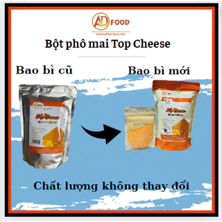 500gr Bột phô mai Top Cheese gam màu cam nổi bật, tô điểm lên các món nướng, chiên lắc, làm xốt