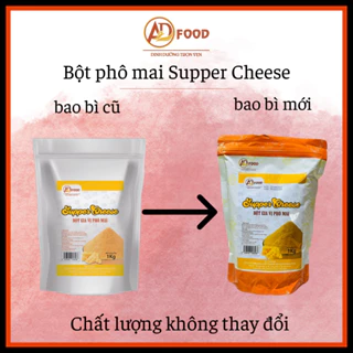 Bột gia vị phô mai Supper Cheese 50g-100g hàng loại ngon, siêu chất lượng, thơm ngon béo ngậy