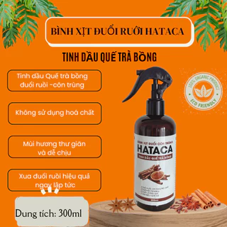 Bình xịt đuổi ruồi HATACA tinh dầu quế trà bồng 300ml thiên nhiên