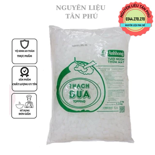 Thạch dừa Ánh Hồng - (Topping trà sữa, trà hoa quả rất giòn ngon) bịch 2kg