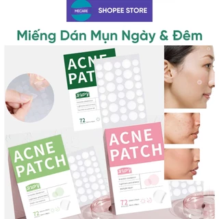 Miếng Dán Mụn BUPY Siêu Mỏng 0.1mm Sạch Mụn + Giảm Sưng + Che Mụn makeup 72M Ngày Đêm