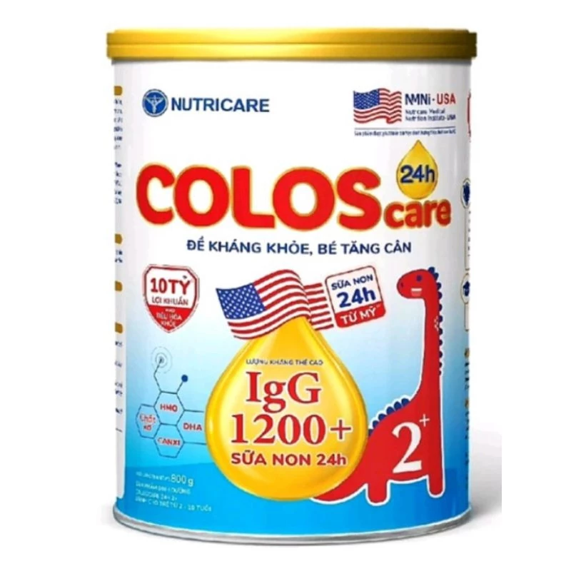 Sữa Coloscare 0+ 1+ 2+ 800g ( Date mới nhất)