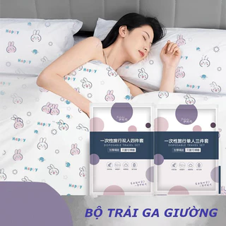 Bộ trải giường du lịch khách sạn vải không dệt thông thoáng khí an toàn giường đơn đôi đầy đủ 88470