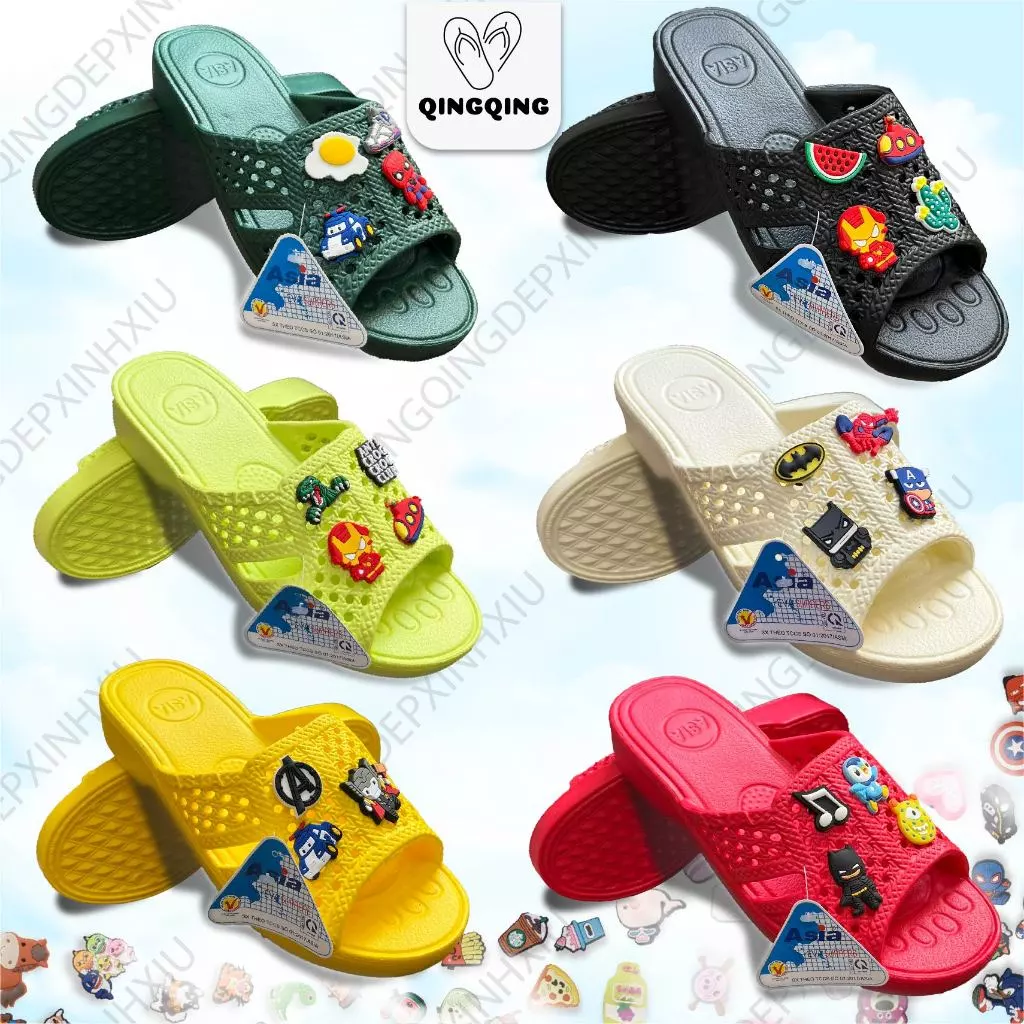 Dép tổ ong nam ASIA (Size 39-44) có Sticker. Size chuẩn,êm chân,siêu bền,đế cao 3.5cm