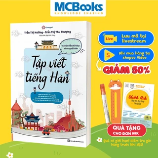 Sách - Tập viết tiếng Hàn