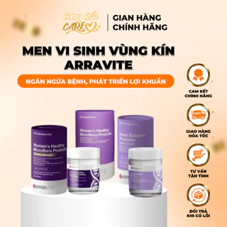 Men Vi Sinh V.ùng K.ín ARRAVITE Bảo Vệ Vk, Ngăn Ngừa B.ệnh Liên Quan Đến VK, Phát Triển Lợi Khuẩn, Tăng Cường Sức Khỏe