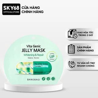 Mặt Nạ Làm Dịu Da BANOBAGI Vita Genic Jelly Mask Whitening & Repair 30ml - XANH LÁ (NÂNG CAO)