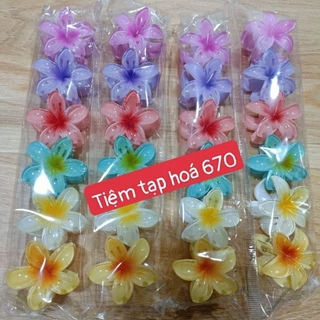 {Giá 1 cái} KẸP TÓC HOA SỨ 4CM CHO BÉ