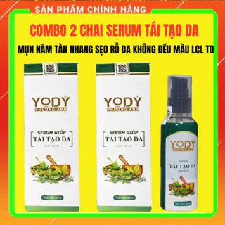 Combo 2 Chai Tái Tạo Da Phương Anh Yody White 80ml chuyên mụn nám tàn nhang sẹo rỗ