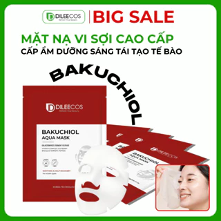 Set 5 Mặt Nạ Vi Sợi Cấp Ẩm, Dưỡng Sáng, Tái Tạo Tế Bào BAKUCHIOL AQUA MASK