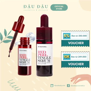 Tinh Chất Peel Da Sinh Học So’Natural Red Peel Tingle Serum 11ml Mẫu Mới