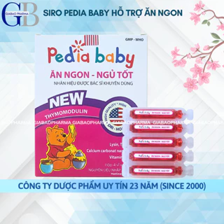 Siro ăn ngon cho bé Pedia Baby hỗ trợ tăng đề kháng (Hộp /20 ống