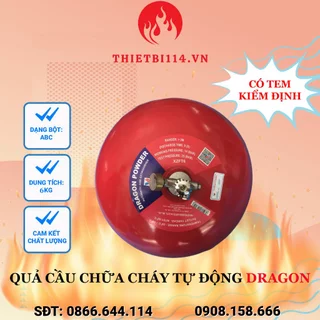 Quả cầu chữa cháy tự động Dragon Powder ABC + Có tem kiểm