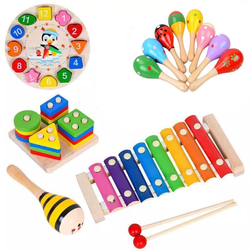 Combo Đồ Chơi Giáo Dục Montessori Cho Bé Phát Triển Vân Động Tinh  Đồ Chơi Bằng Gỗ Cao Cấp Benrikids