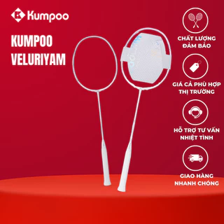 [CHÍNH HÃNG-BẢO HÀNH] Vợt Kumpoo Veluriyam Căng Sẵn 11kg, Tặng Kèm Cước, Quấn Cán, Túi Đựng Vợt, Công Thủ Toàn Diện