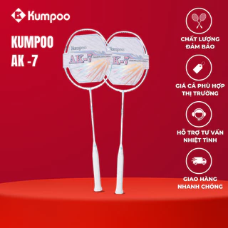 [CHÍNH HÃNG - BẢO HÀNH] Kumpoo AK -7 Căng Sẵn 11kg, Tặng Kèm Cước, Quấn Cán, Túi Đựng Vợt, Công Thủ Toàn Diện