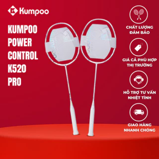 [CHÍNH HÃNG-BẢO HÀNH] Kumpoo Power Control K520 Pro Căng Sẵn 11kg, Tặng Kèm Cước, Quấn Cán, Túi Đựng Vợt