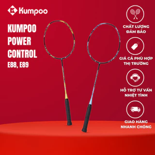 [CHÍNH HÃNG-BẢO HÀNH] Kumpoo Power Control New Version E88, E89 Căng Sẵn 11kg, Tặng Kèm Cước, Quấn Cán, Túi Đựng Vợt