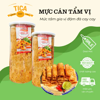 MỰC CÁN TẨM CAY NHẸ SIÊU NGON 200G - (TICA MART)