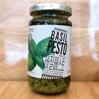 NO BRAND [Lọ X/LÁ 185g] SỐT HÚNG QUẾ TÂY / ITALIA / Basil Pesto Sauce