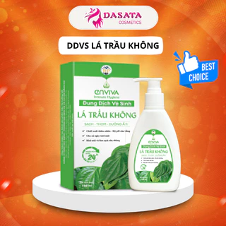 Dung Dịch Vệ Sinh ENVIVA 150ml Chiết Xuất Lá Trầu Không Nước Rửa Phụ Khoa Vệ Sinh Vùng Kín Giúp Cô Bé Sạch Hồng Se Khít