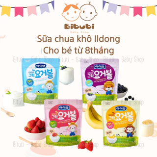 SỮA CHUA KHÔ ILDONG VỊ TRÁI CÂY cho bé ăn dặm từ 7tháng tuổi - Bituti Shop