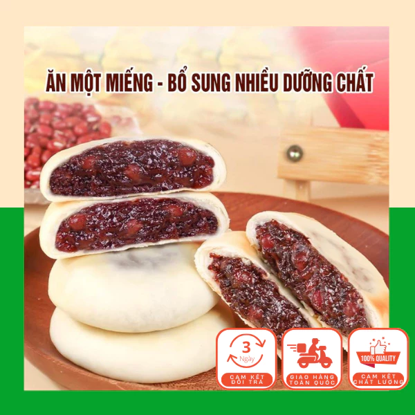 [ÍT CALO] Bánh Đậu Đỏ Gạo Lứt Ít Đường Ít Calo Ăn Kiêng Thơm Ngon Dinh Dưỡng 450gram Snack Foods