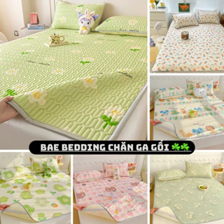 CHIẾU ĐIỀU HOÀ CAO SU NON TENCEL LATEX HOẠ TIẾT 3D, 5D ĐỦ SIZE - HÀNG CAO CẤP TẶNG KÈM VỎ GỐI MÃ 3D VIP BAE BEDDING