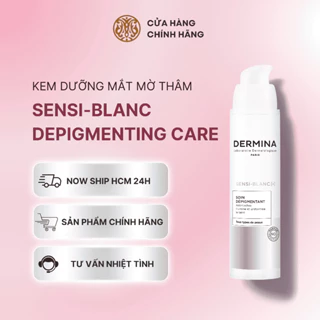 Kem dưỡng mắt giảm thâm quầng giảm nhăn bọng mắt và săn chắc da Dermina Sensi-Blanc Whitening Clarifying Eye Contour