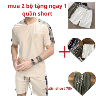 Bộ quần áo nam mùa hè, set hè nam siêu hót