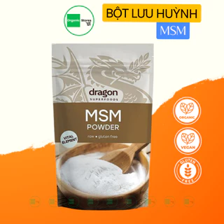 Bột lưu huỳnh MSM hữu cơ 200gr - Dragon Superfoods