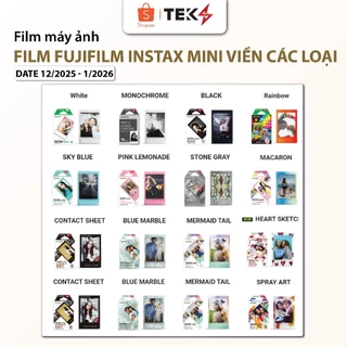 Film Fujifilm Instax Mini viền các loại - Date 11/2025