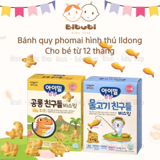 Bánh quy hình Cá và Khủng Long ILDONG cho bé từ 12m - Bituti Shop