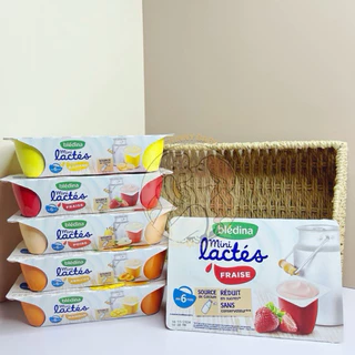 Date 1/25- Sữa chua Bledina Nestle vỉ 6 hộp của Pháp cho bé từ 6m+