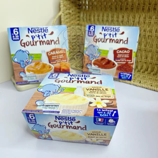 12/24 Váng sữa Nestle 6M+ pháp đủ vị 100g