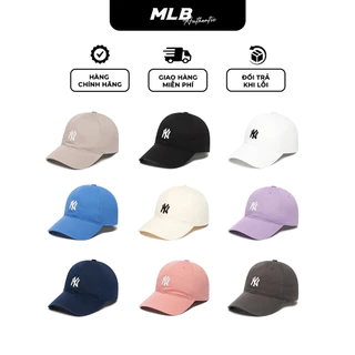 Mũ lưỡi trai Mas Cap logo thêu NY hàng xuất dư phong cách Hàn Quốc, vải kaki cao cấp, nón lưỡi trai nam nữ unisex