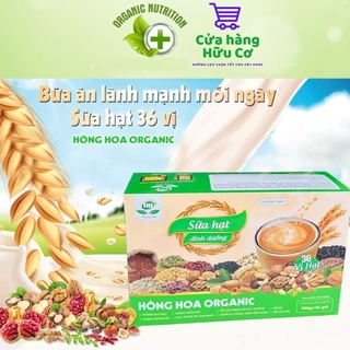 [HỘP 36 GÓI] Sữa hạt dinh dưỡng 36 vị hạt thuần chay không đường, không đậu tương, ăn sáng ăn kiêng tiện lợi